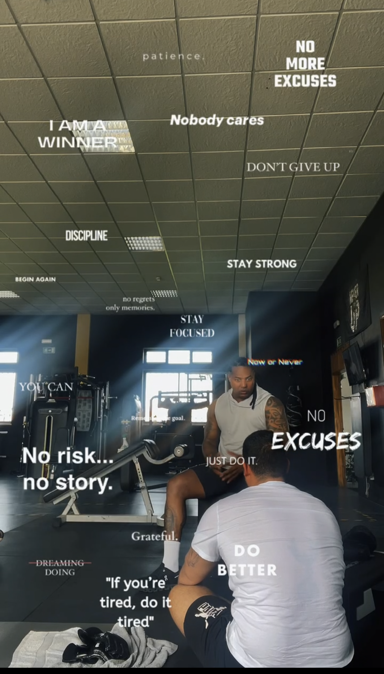 Jeff Oliveira coaching a client — discipline in practice